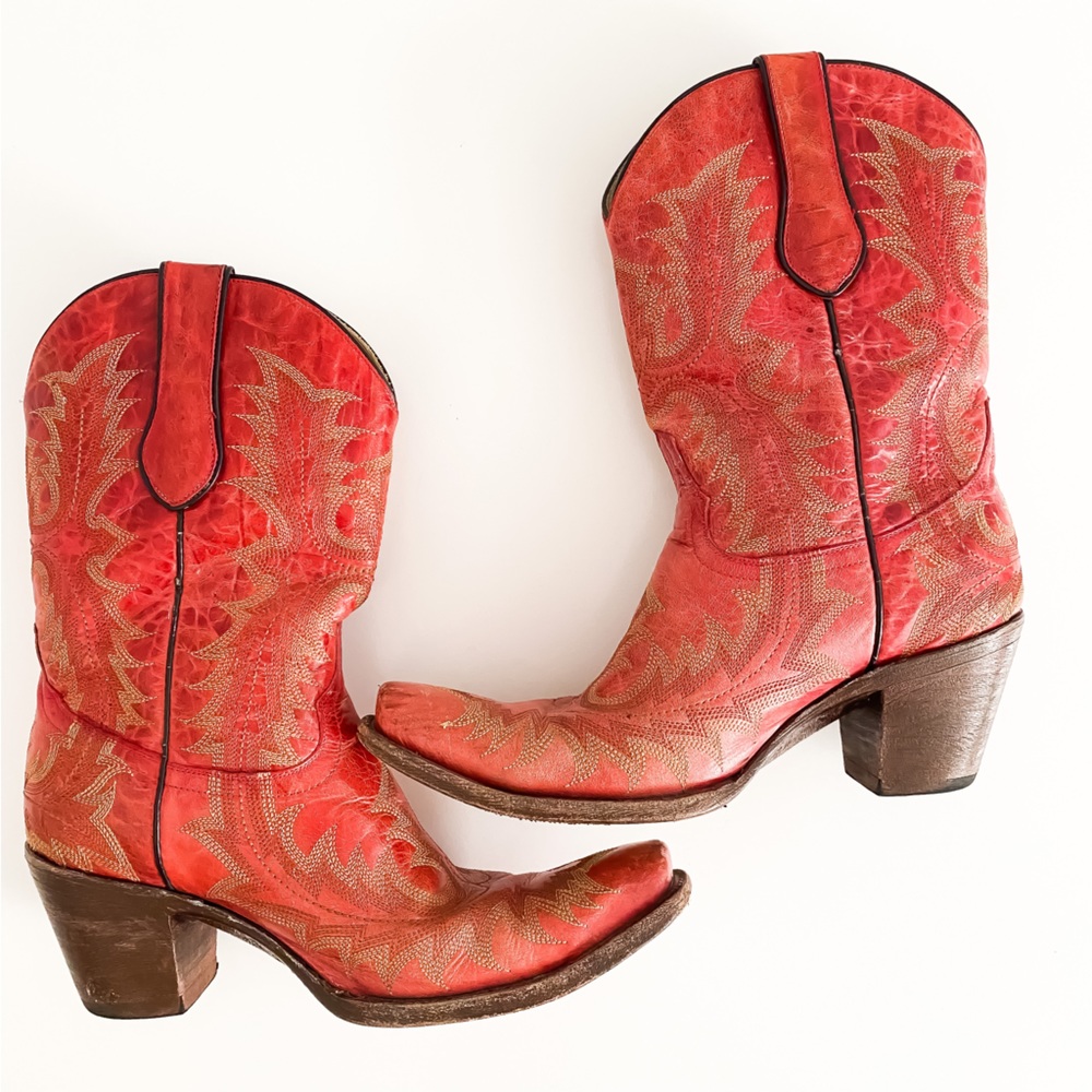 Corral Red Western Boots
